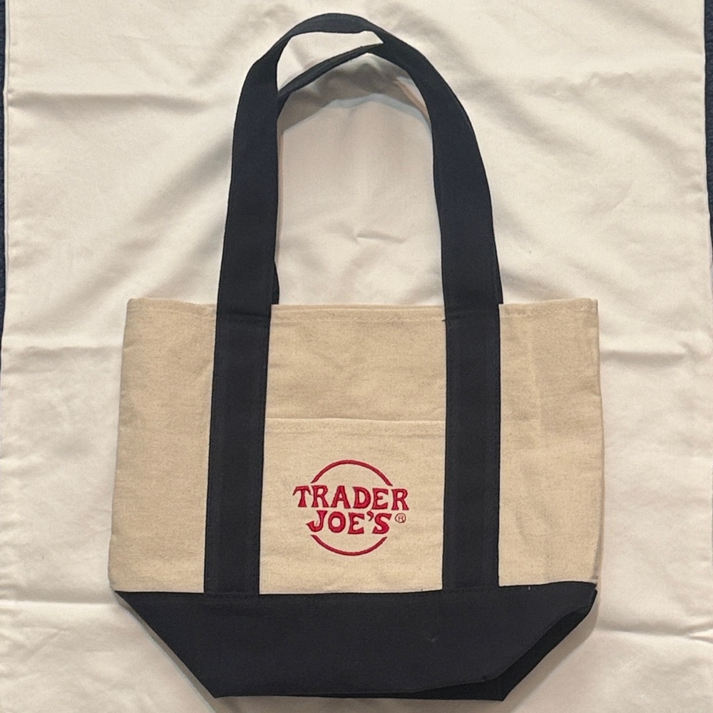 Mini Trader Joe's Canvas Tote Bag
